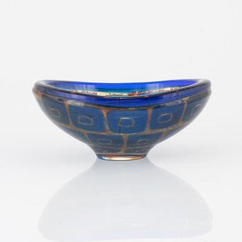 Sven Palmqvist, a 'Ravenna' glass bowl, Orrefors, Sweden 1967.