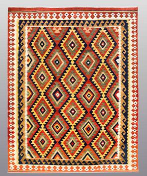 CARPET, Kilim, ca 246 x 195 cm.