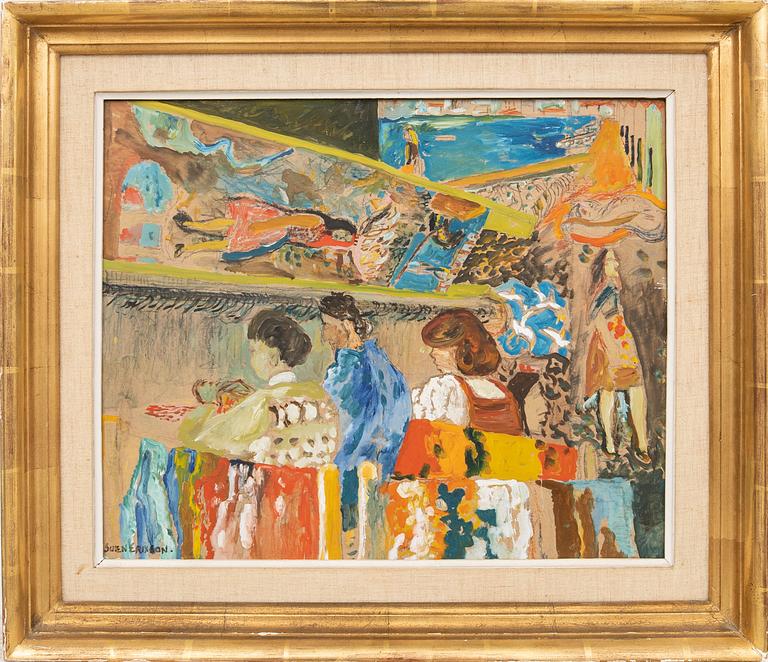 Sven X:et Erixson, At the loom.