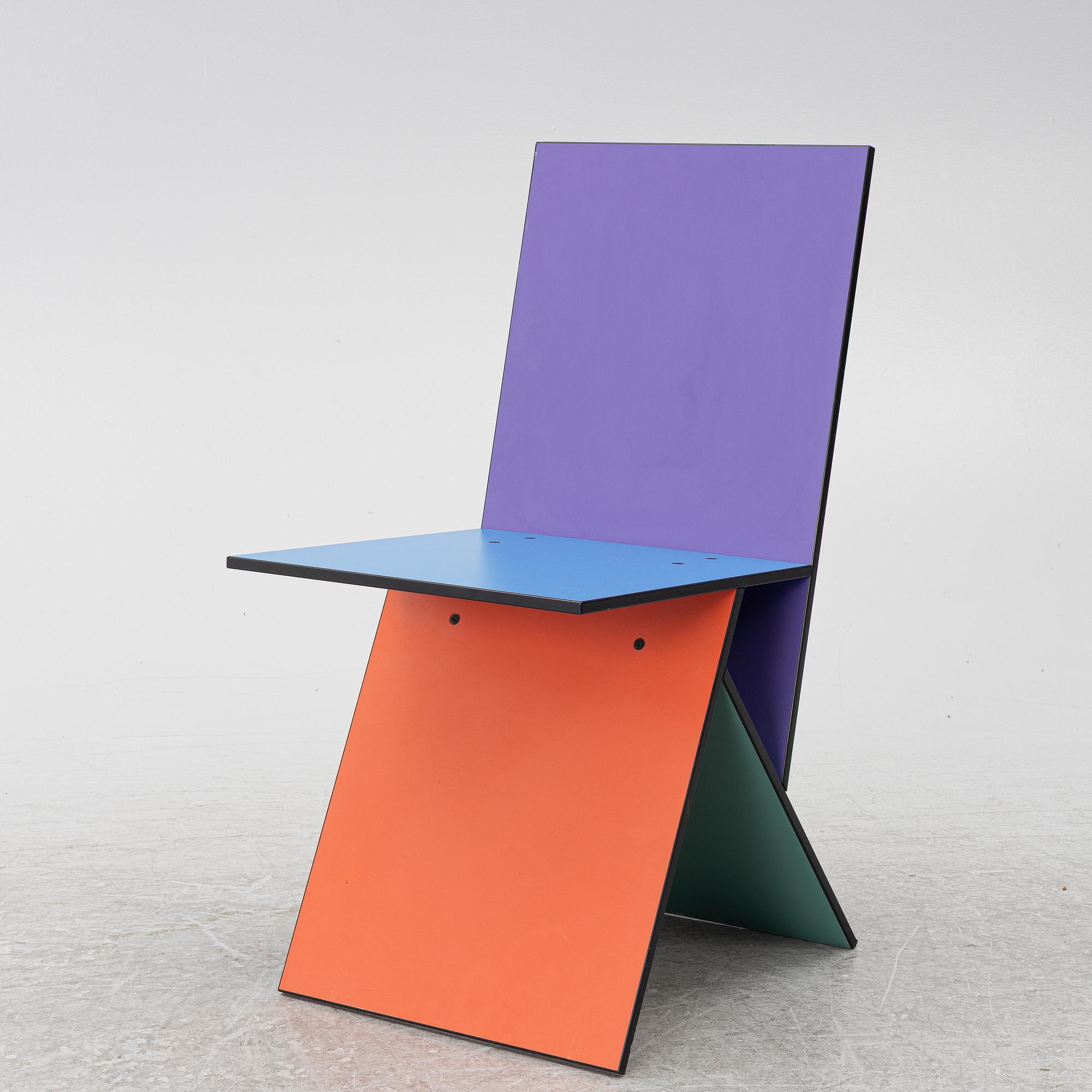 Verner Panton, A chair, "Vilbert", IKEA, 1990s.