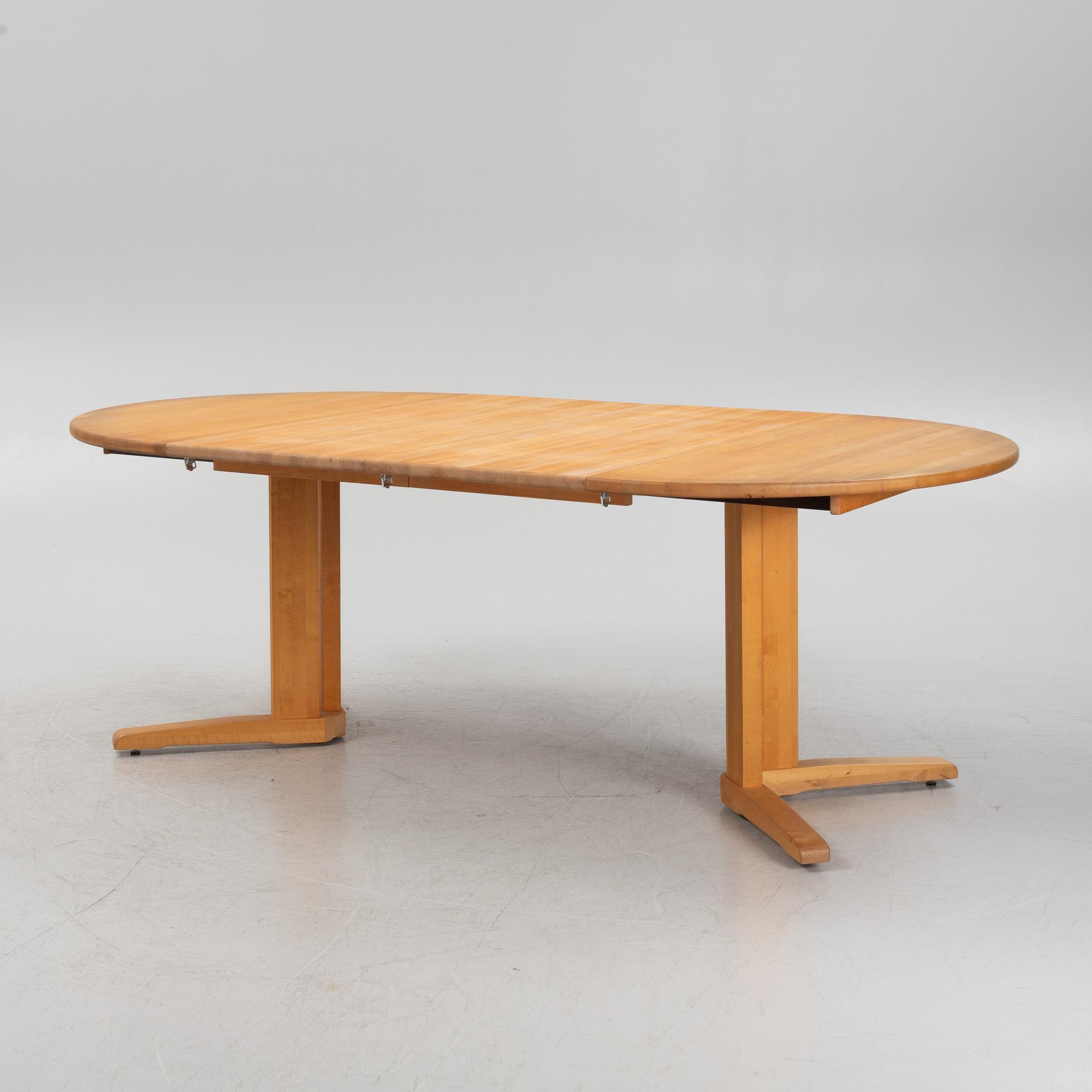 Yngve Ekström, matbord, "Björka", Stolab, sent 1900-tal.