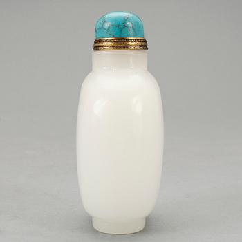 SNUSFLASKA, nefrit, Kina 1900-tal.