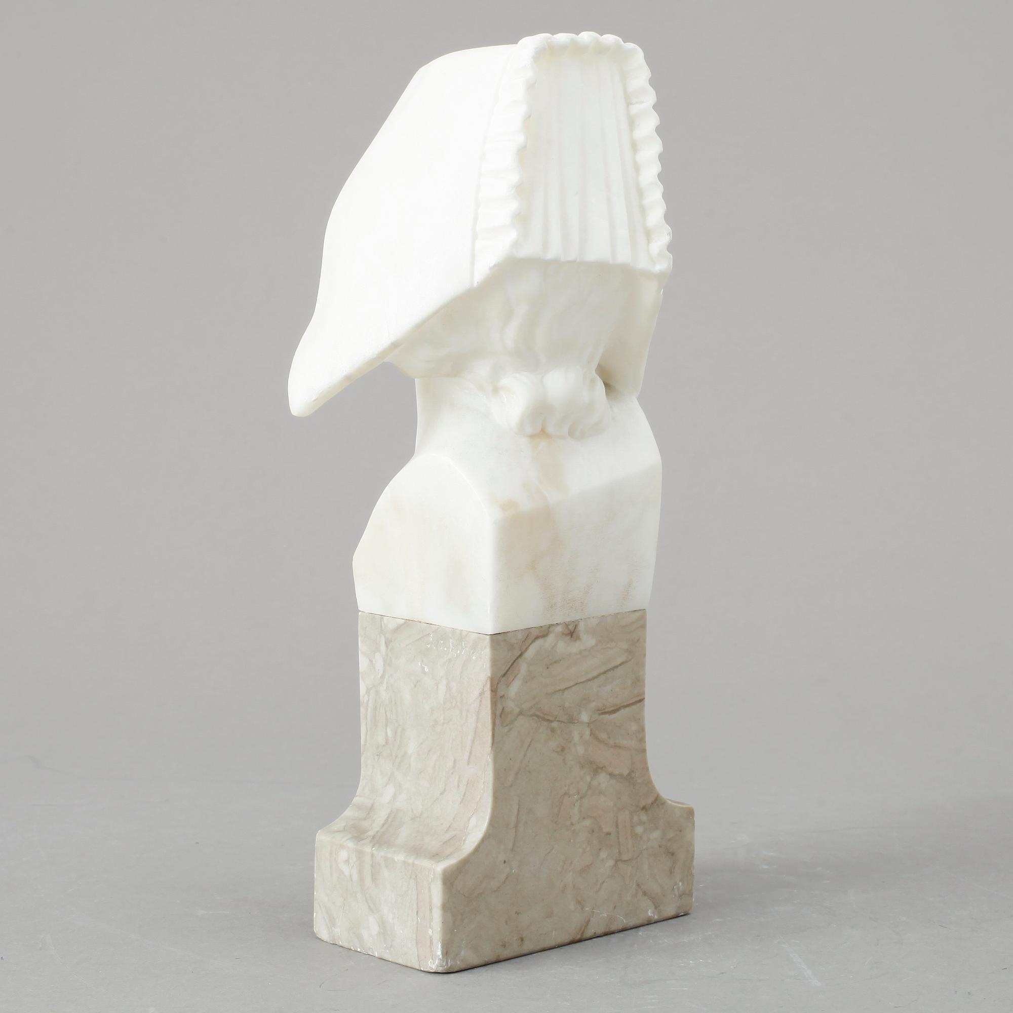 BYST, alabaster, 1900-talets första hälft.