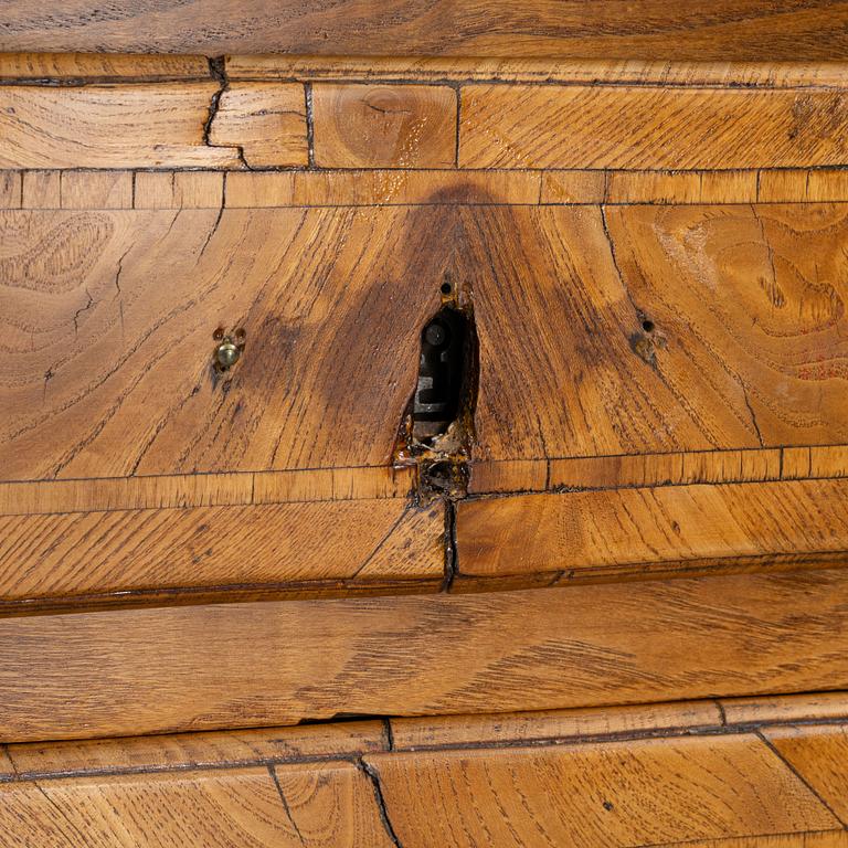 A late Baroque secretaire, mid 18th Century.