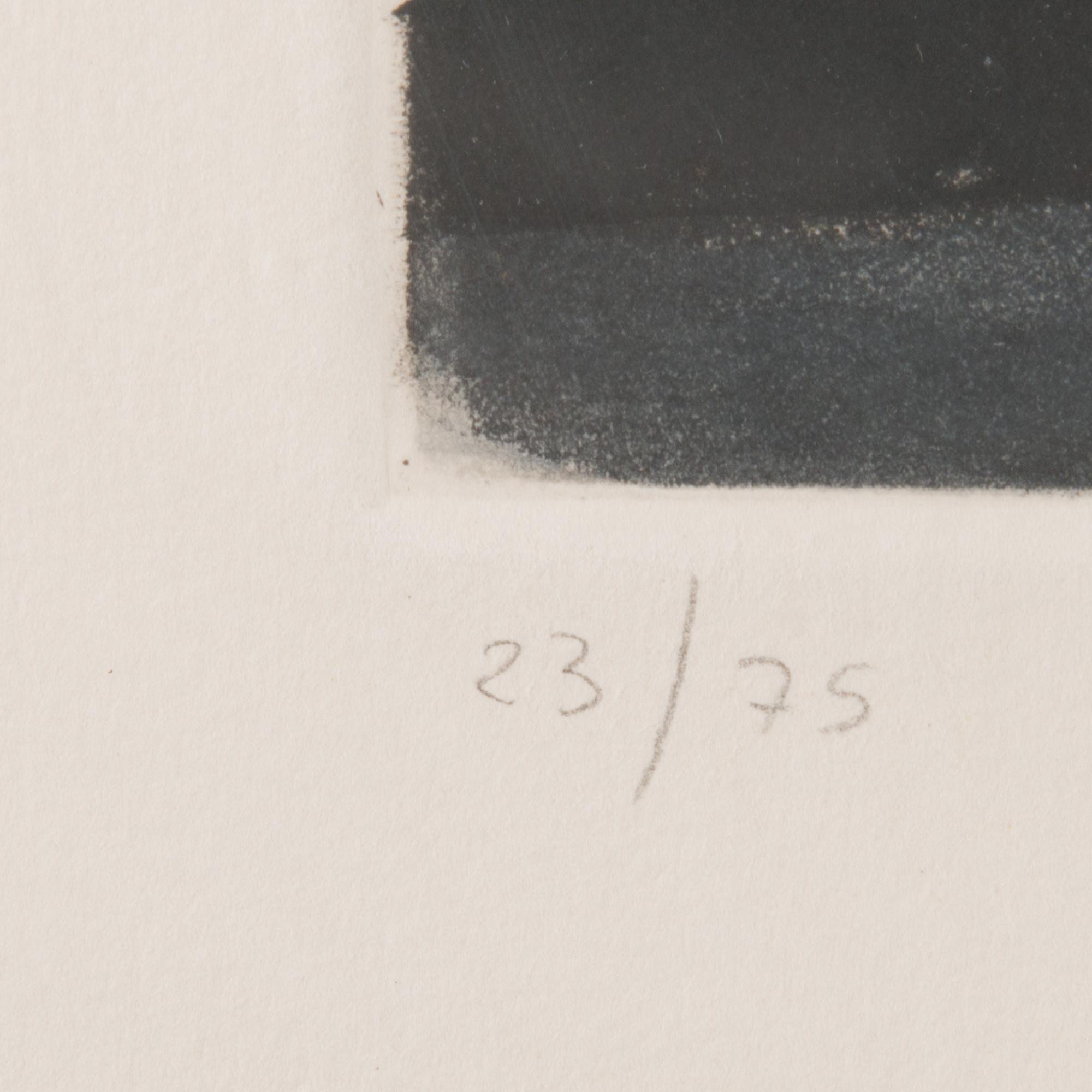 MARINO MARINI, färgetsning och akvatint, signerad och numrerad 23/75.