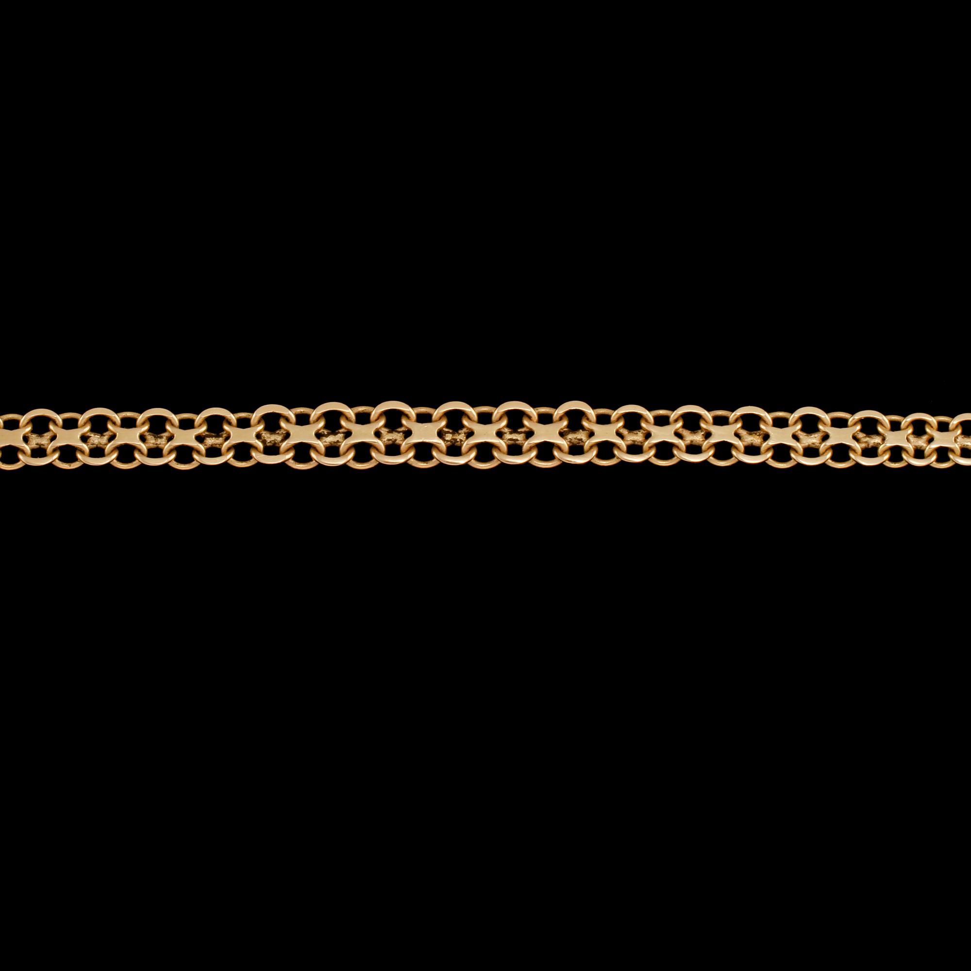 HALSLÄNK, 18k guld, Stockholms Ädelsmide. Vikt 19 g.