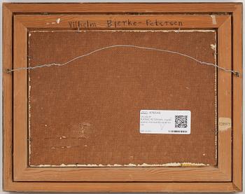 VILHELM BJERKE-PETERSEN, olja på pannå, monogramsignerad.