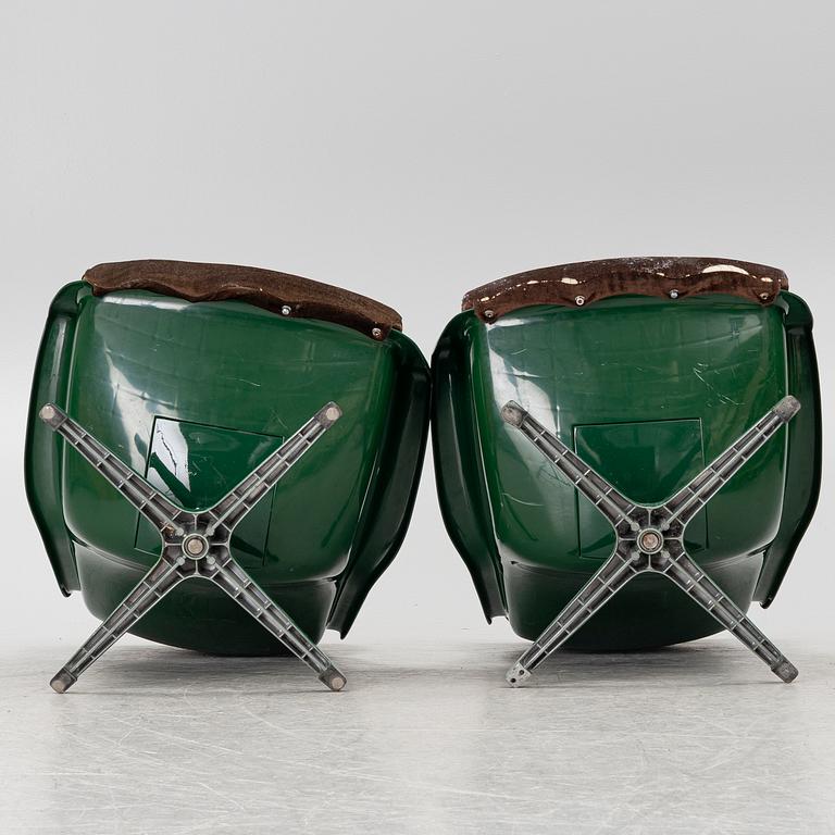 Alf Svensson, & Yngve Sandström, armchairs, a pair, "Form 8"/"Galaxy", DUX, 1970s.