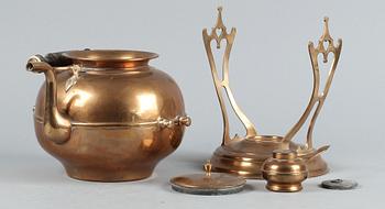 TESAMOVAR, mässing. Skultuna Bruk. 1800/1900-tal.
