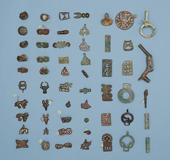 A collection of 56 Ordo bronze objects, 700 B.C - 200 B.C.