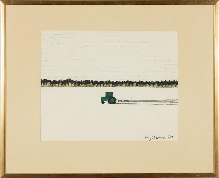 Stig Claesson, Tractor in the Field.