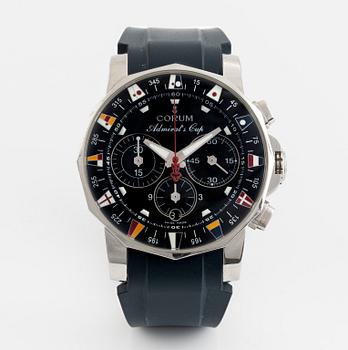 Corum, Admirals Cup, kronograf, 44 mm.