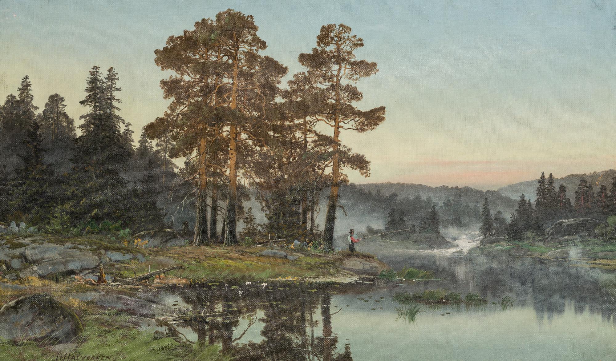 HALVOR HALVORSEN, olja på duk, signerad.