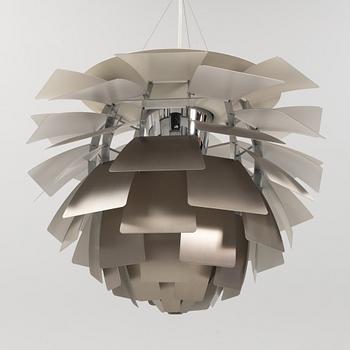 Poul Henningsen,  taklampa "PH-Kotte / PH Artichoke", för Louis Poulsen, Danmark, formgiven 1958.