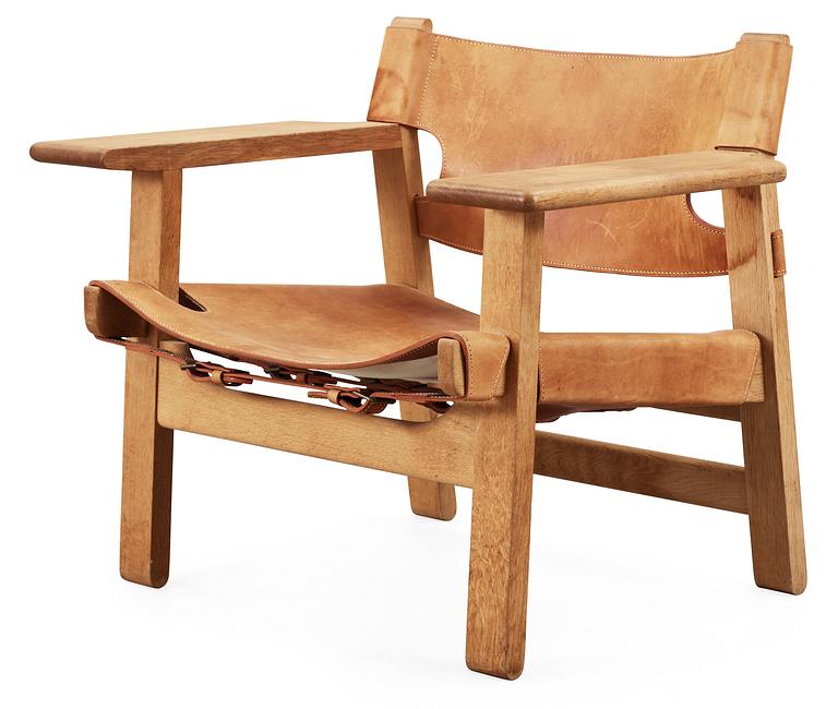 A Borge Mogensen 'Spanish Chair' by Fredericia Stolefabrik.