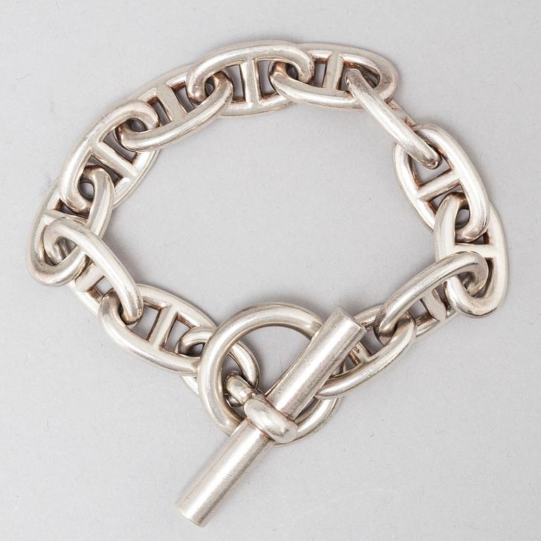 HERMÈS, a silver bracelet.