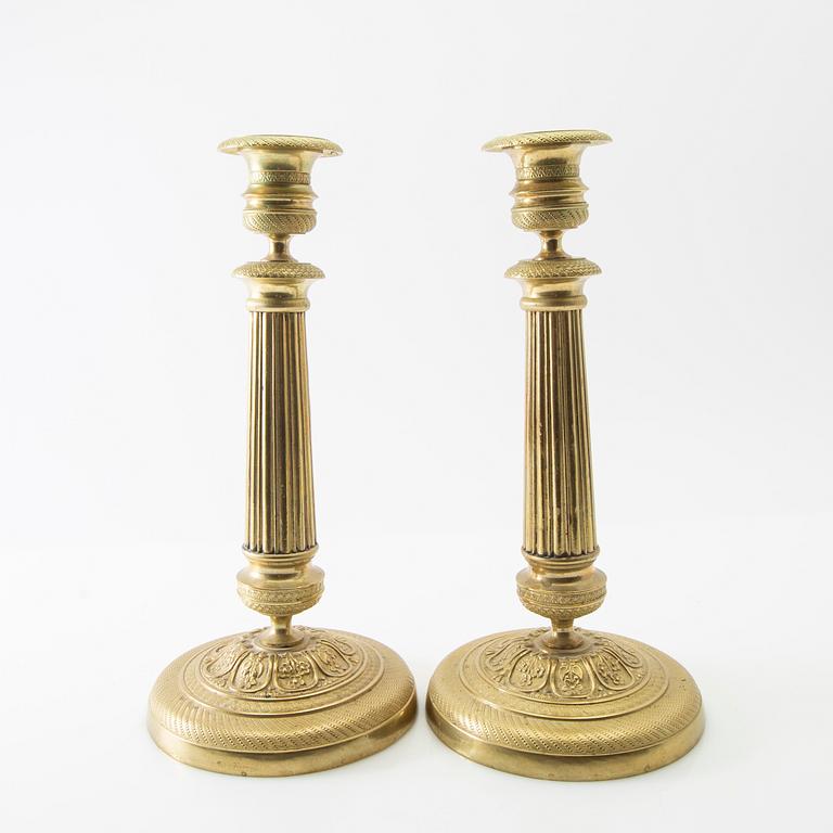 Candelabras, a pair, Empire, 19th century, mid/second half.