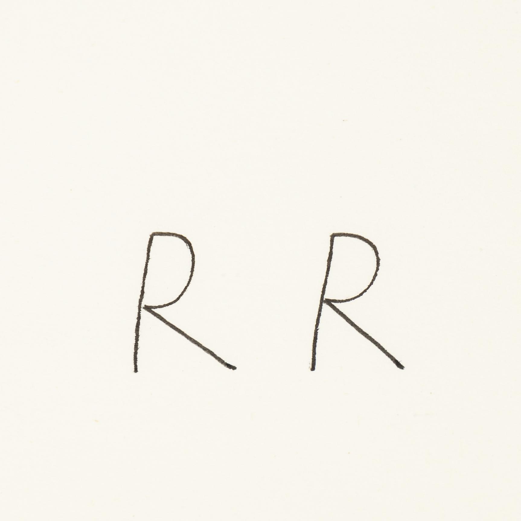 Roger Risberg, indian ink drawing, signed. Executed in 2008.
