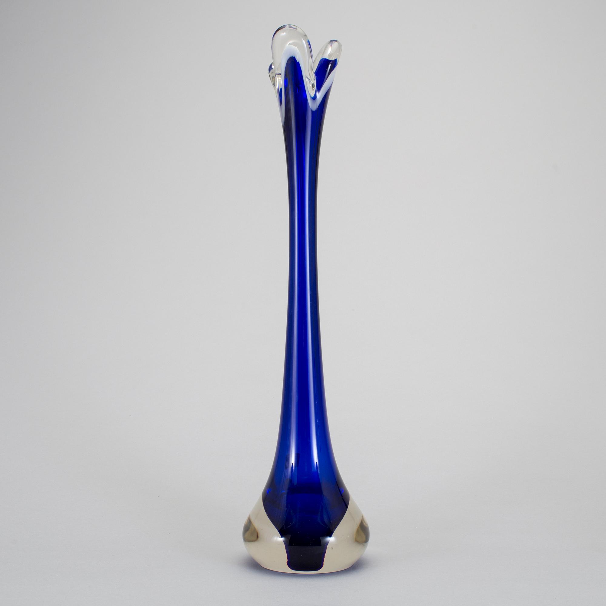 PAUL KEDELV, vas, "Coquille", glas, Flygsfors, 1954.