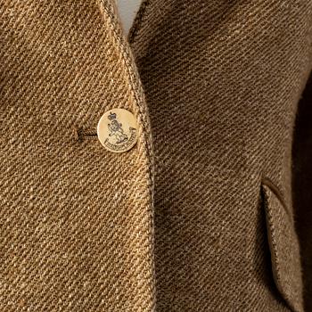 a Ralph Lauren jacket, size 10.