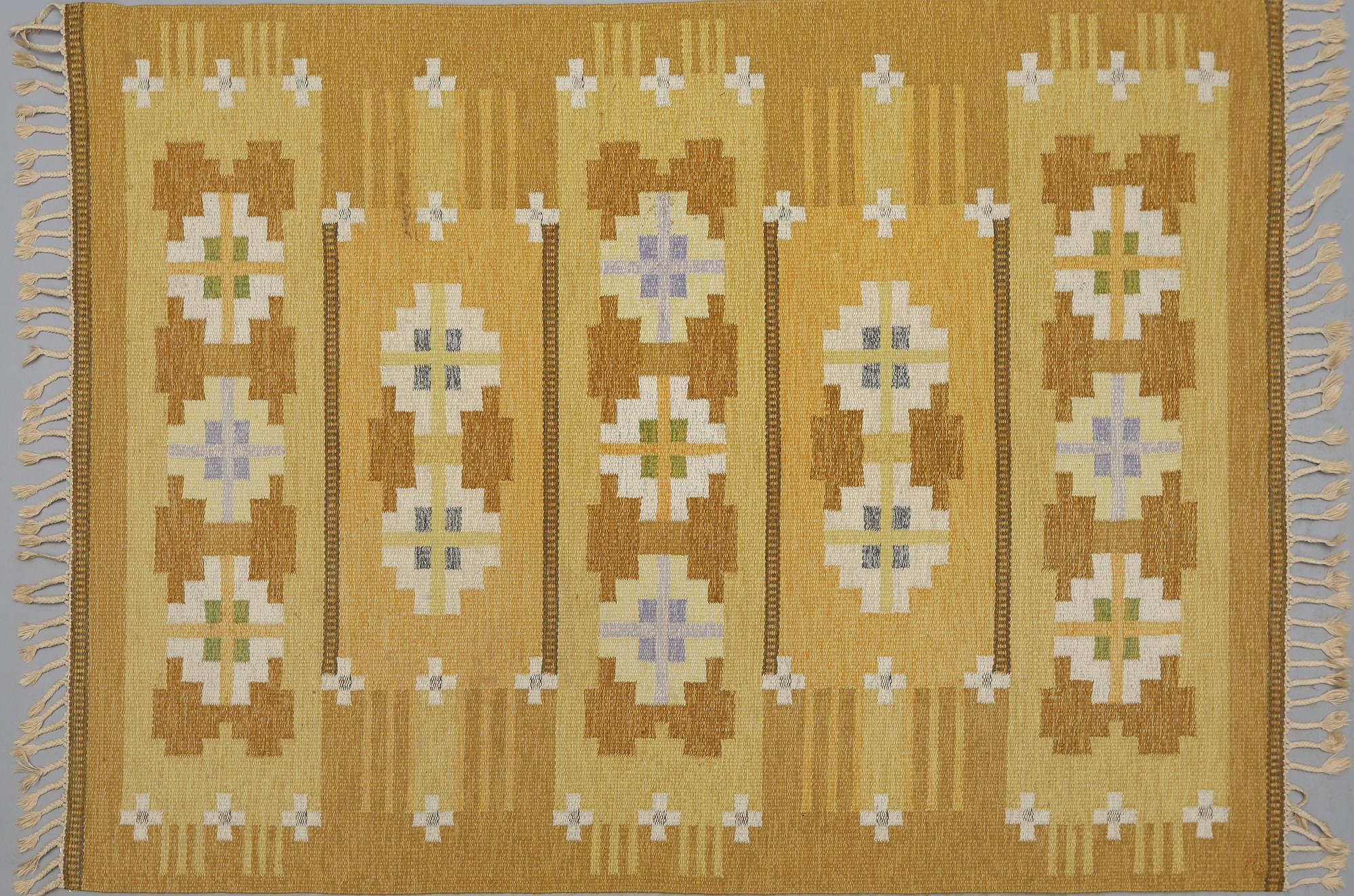 MATTA, Rölakan, Ingegerd Silow, monogramsignerad IS, 235 x 166 cm, 1900-talets andra hälft.