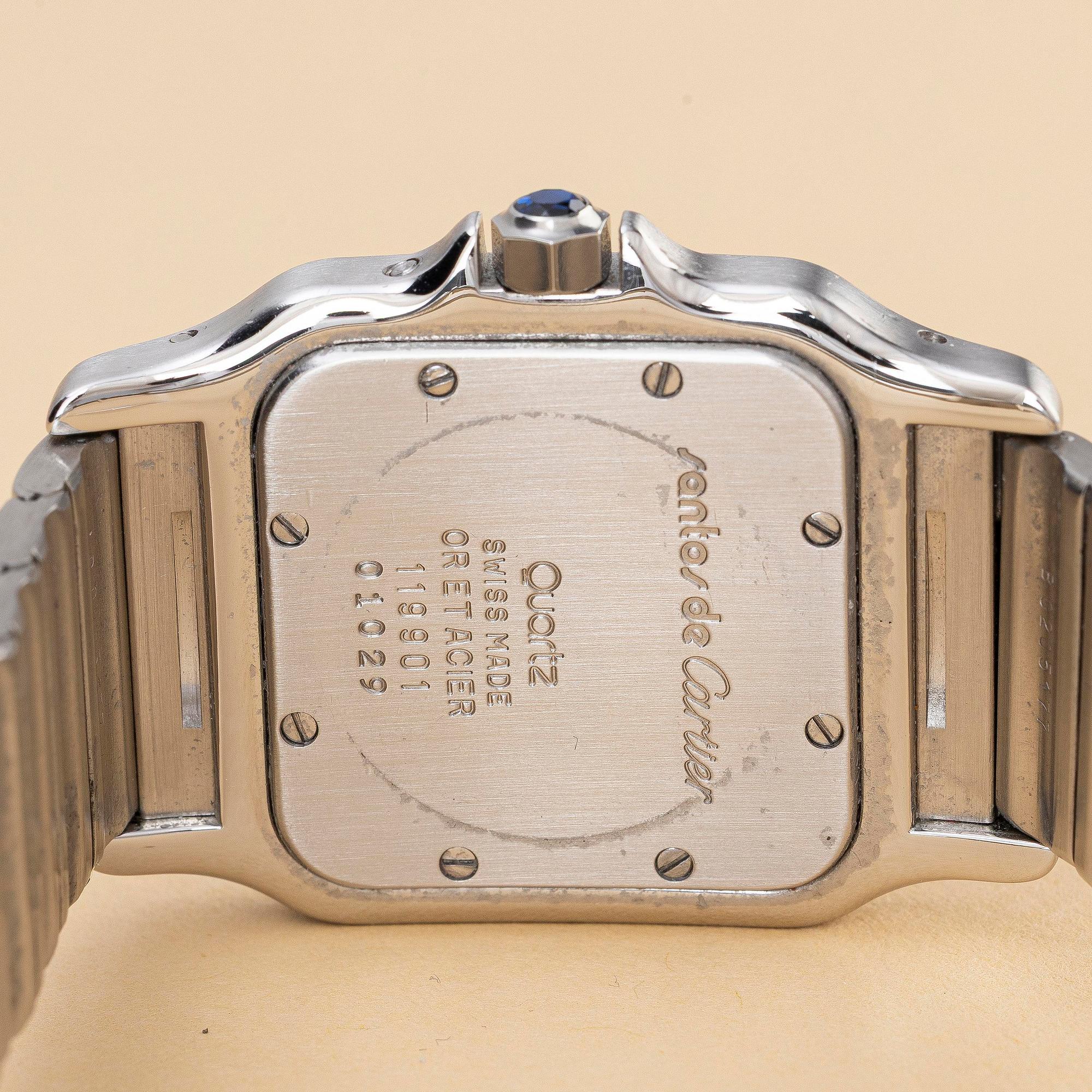 Cartier, Santos Galbée, "Moonphase", ca 1989.
