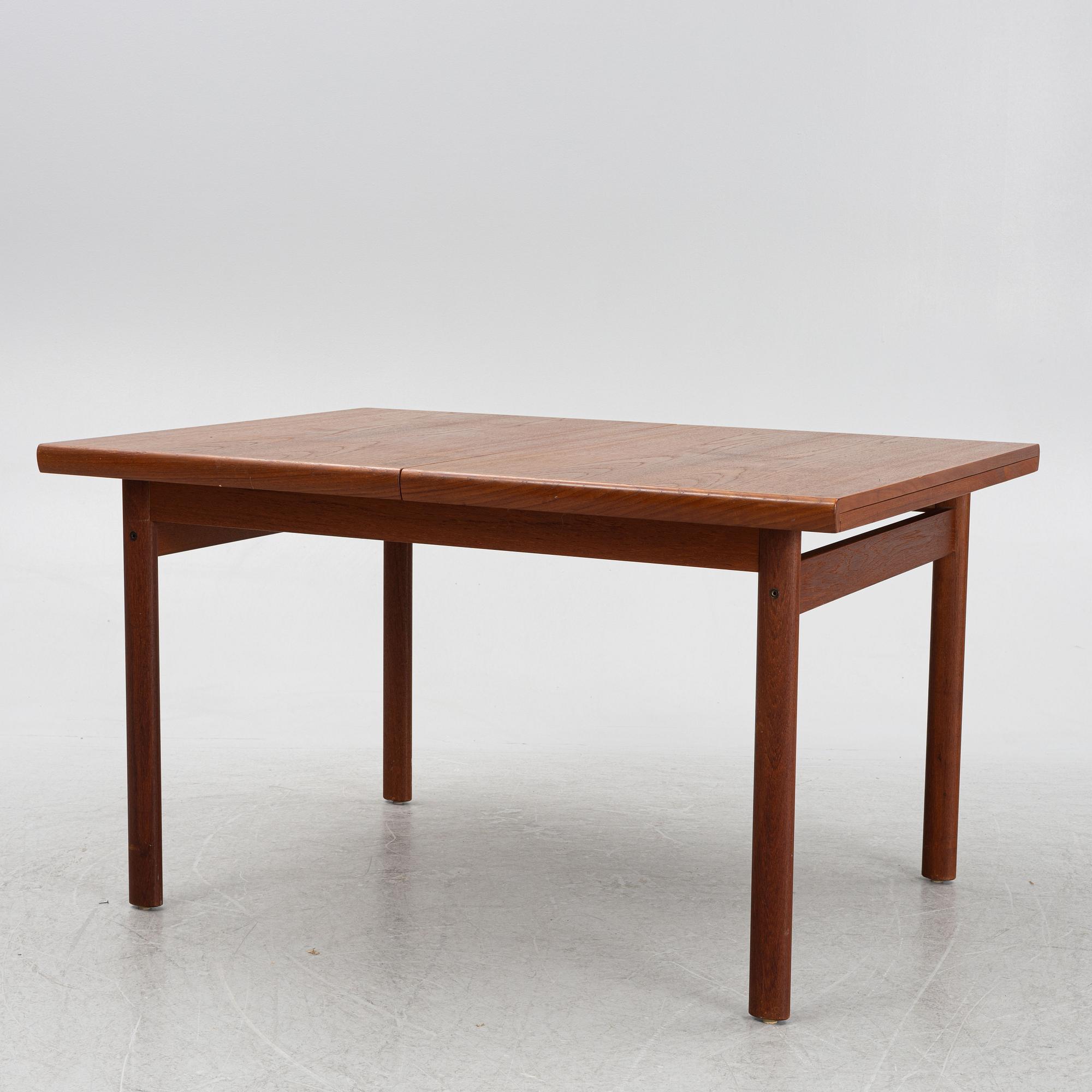 Svante Skogh, a dining table and four chairs, "Bosse", Sweden, 1960s.