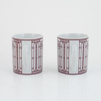 Hermès, muggar, 2 st, "H Deco Mug".