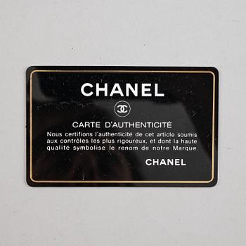 Chanel, a grey leather 'Large Boy Bag', 2014.