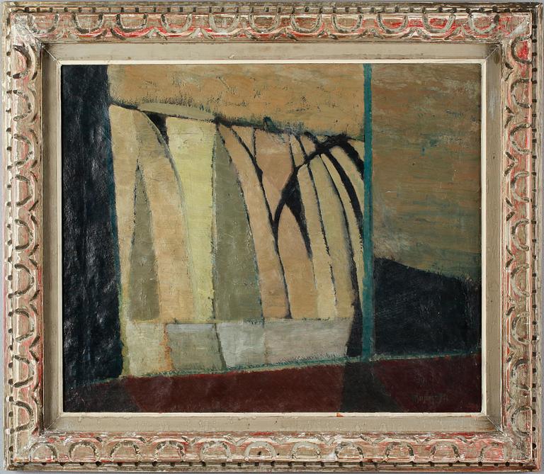 IVAR MORSING, oil on canvas, signed and dated 1951.