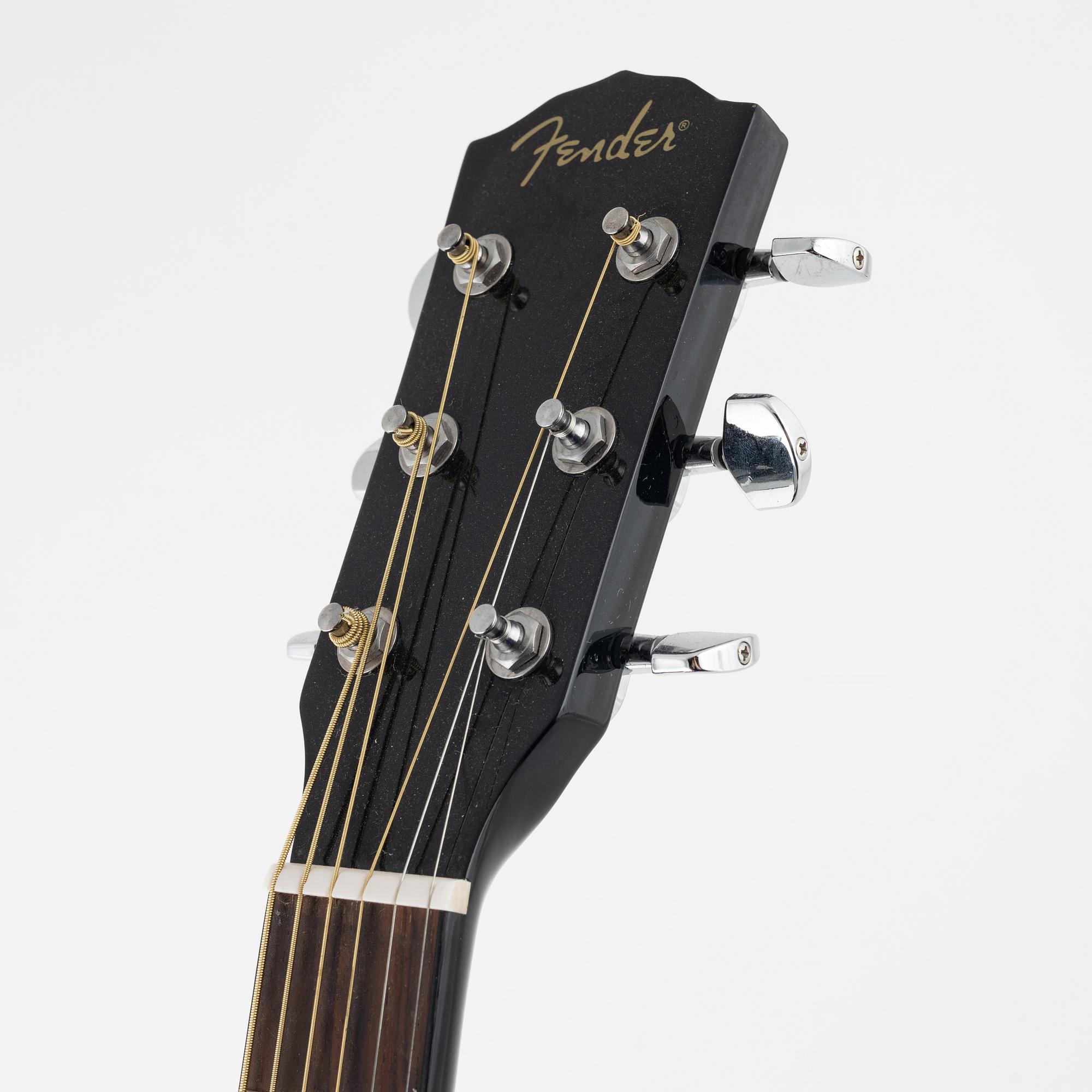Fender "CD-60", akustisk gitarr, signerad av Tomas Ledin, 2000-tal.