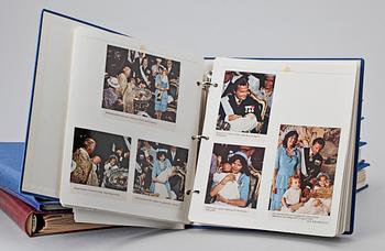 ALBUM 6 st MED KUNGLIGA FOTOGRAFIER,  Sverige 1980-tal.