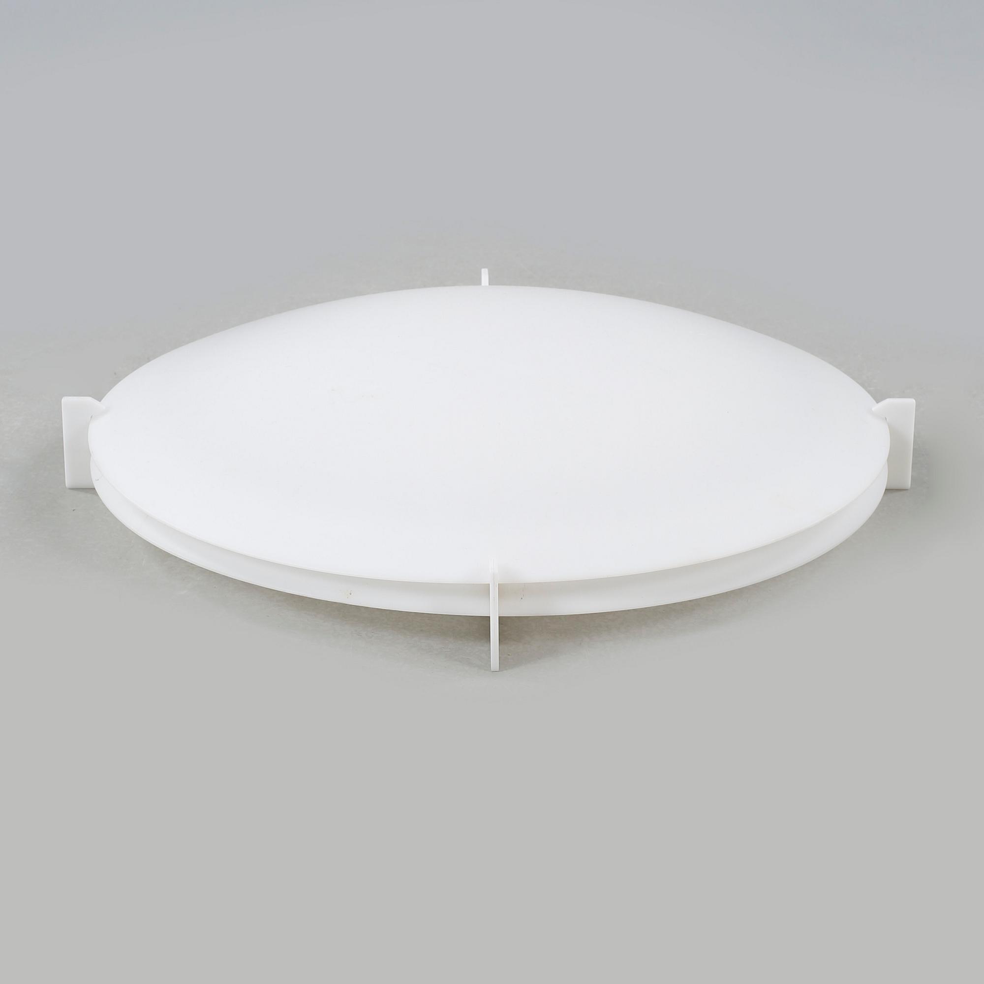 A ceiling lamp by Uno and Östen Kristiansson for Luxus, second half of the 20th century, hight ca 10 cm.