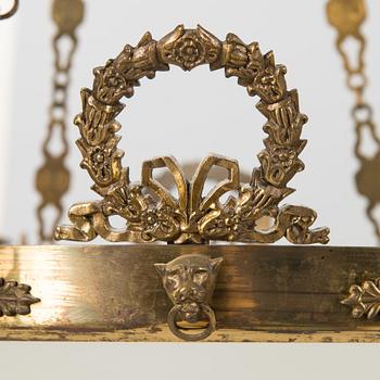 Taklampa / takampel, empirstil, 1900-talets mitt.