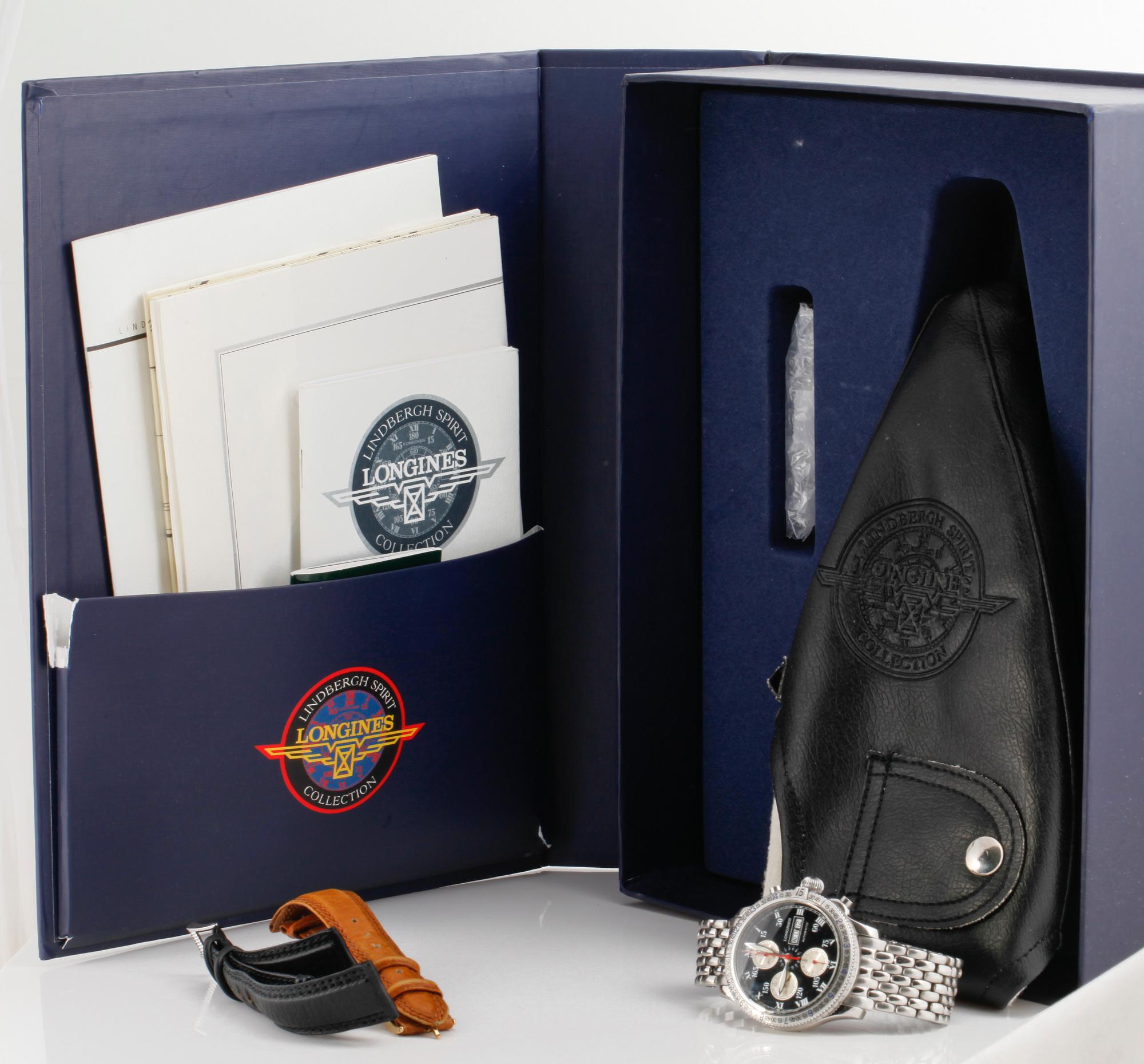 LONGINES, wrist watch, Charles Lindbergh, Limited Edition, chronograph, 42mm.