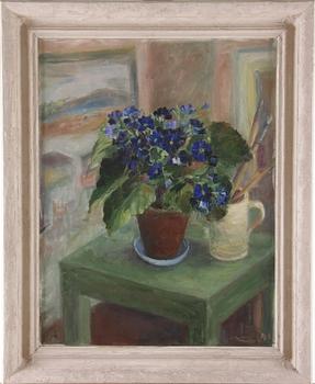 OKÄND KONSTNÄR, olja på duk, monogramsign o dat 41.