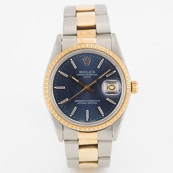 Rolex, Oyster Perpetual, Date, wristwatch, 34 mm.