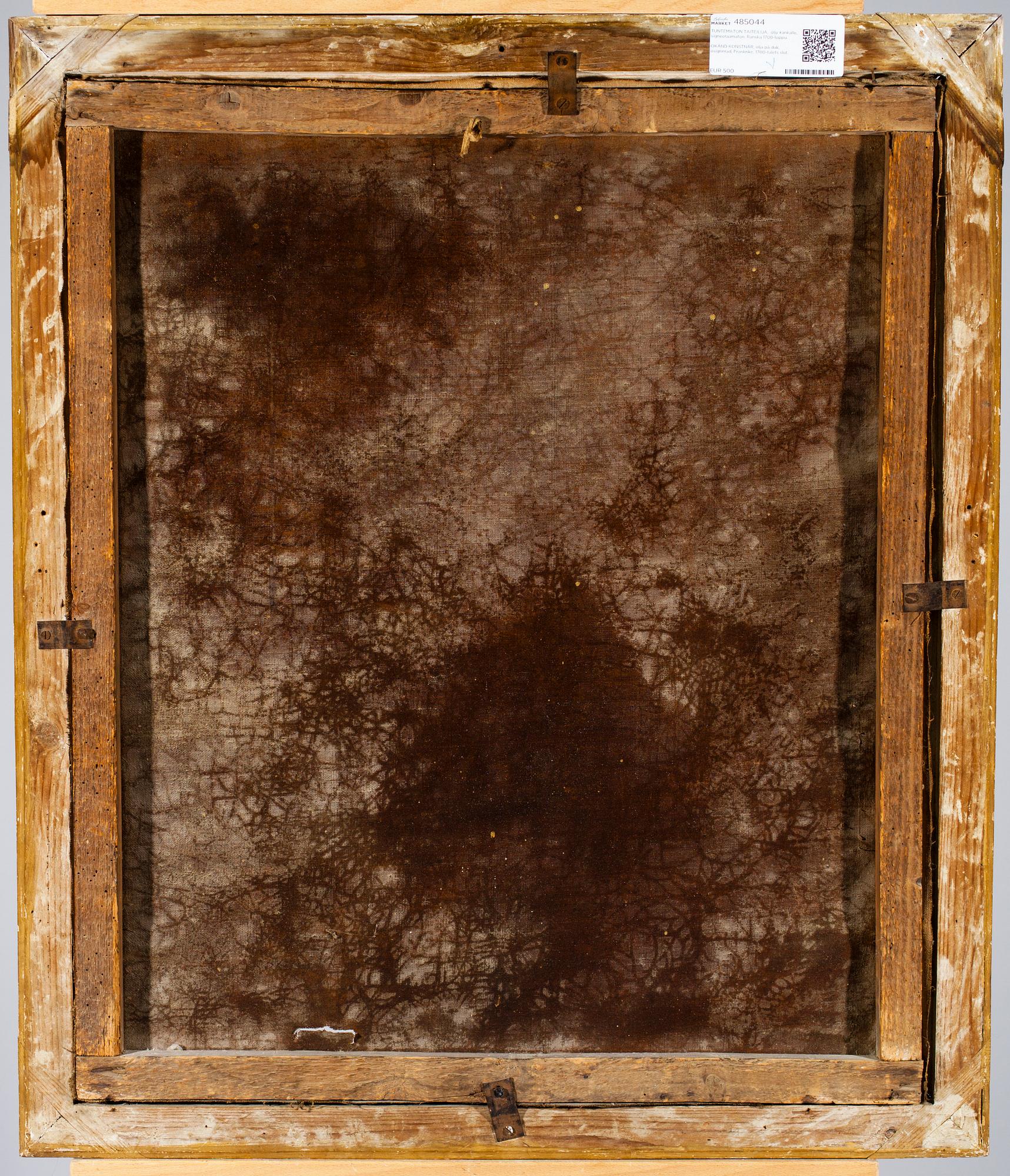 OKÄND KONSTNÄR, olja på duk, osignerad, Frankrike, 1700-talets slut.
