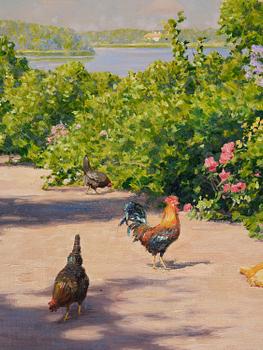 Johan Krouthén, Summer garden.