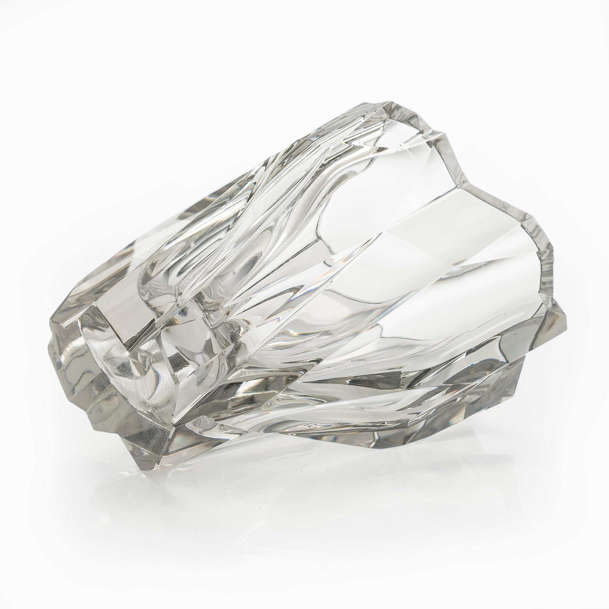 Tapio Wirkkala, vas, "Isberg", signerad Tapio Wirkkala Iittala 57.