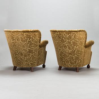 Fåtöljer, ett par, 1900-talets mitt.