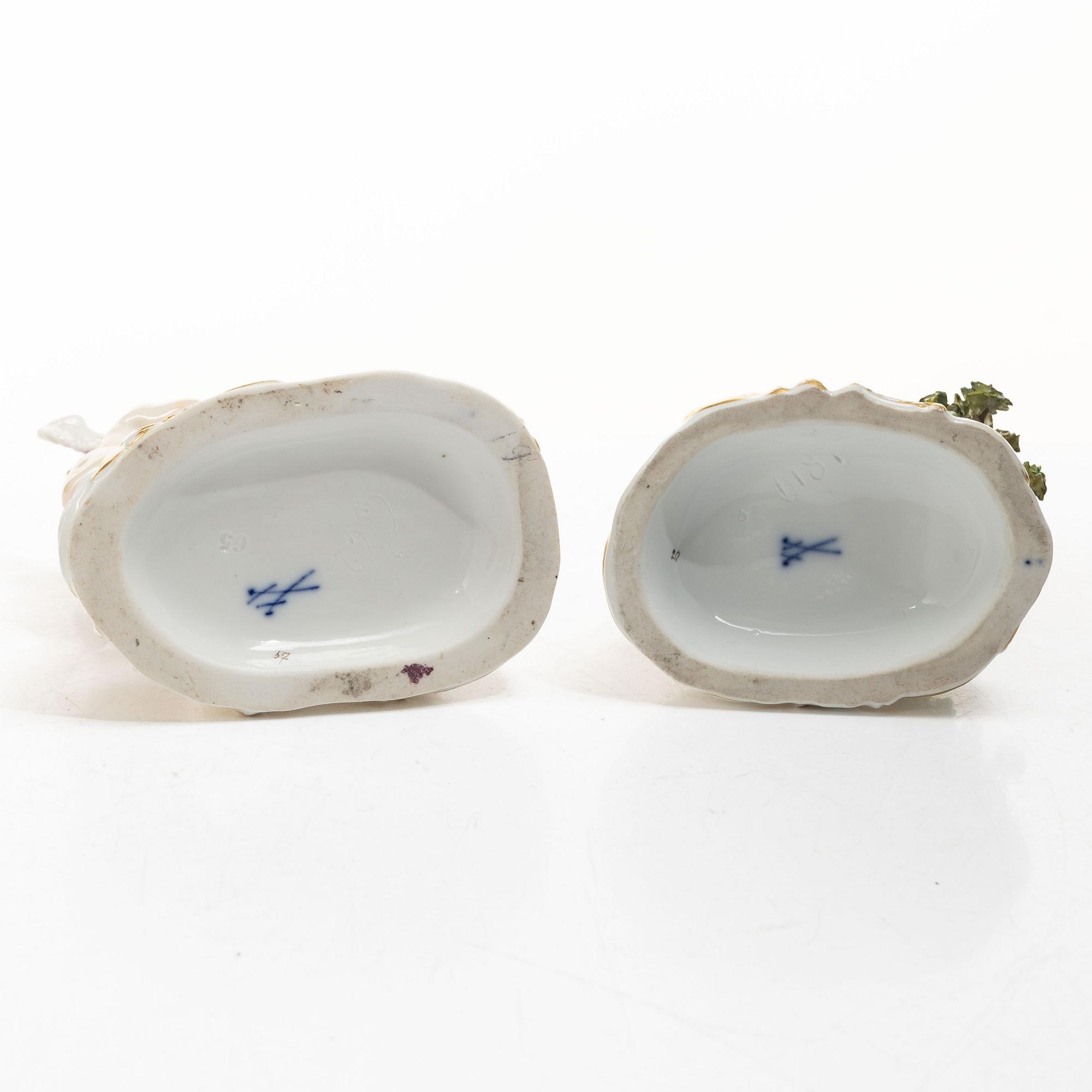 Meissen, Figuriner ett par, 1800-talets slut.
