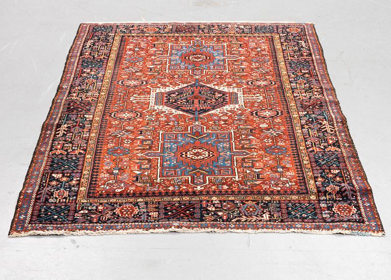 A rug, semi-antique Karadja, ca 196 x 150 cm.