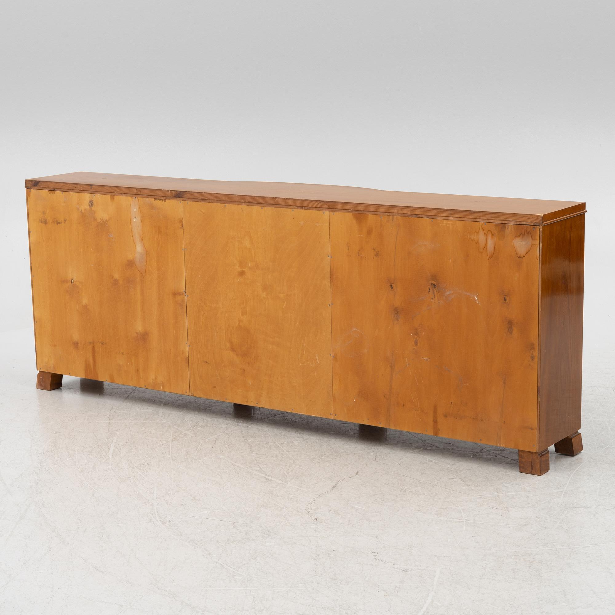 A bookcase with cabinet, Swedish Modern, 1930's/40's.