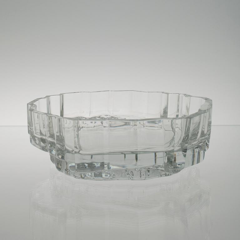 SKÅL, glas, "Lompolo" signerad  Tapio Wirkkala 3560. Modellen formgiven 1966, Iittala.