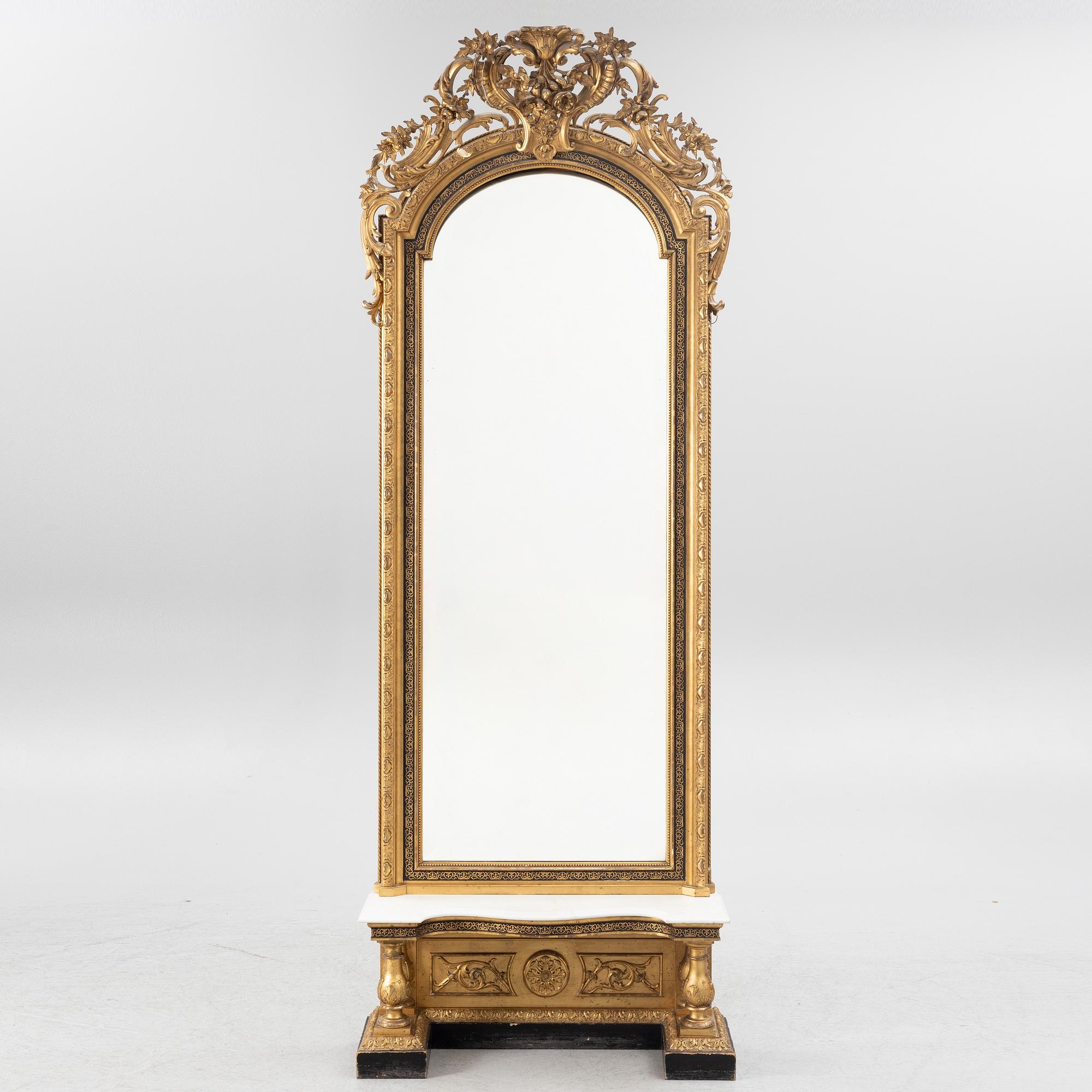 A late 19th Century mirror.