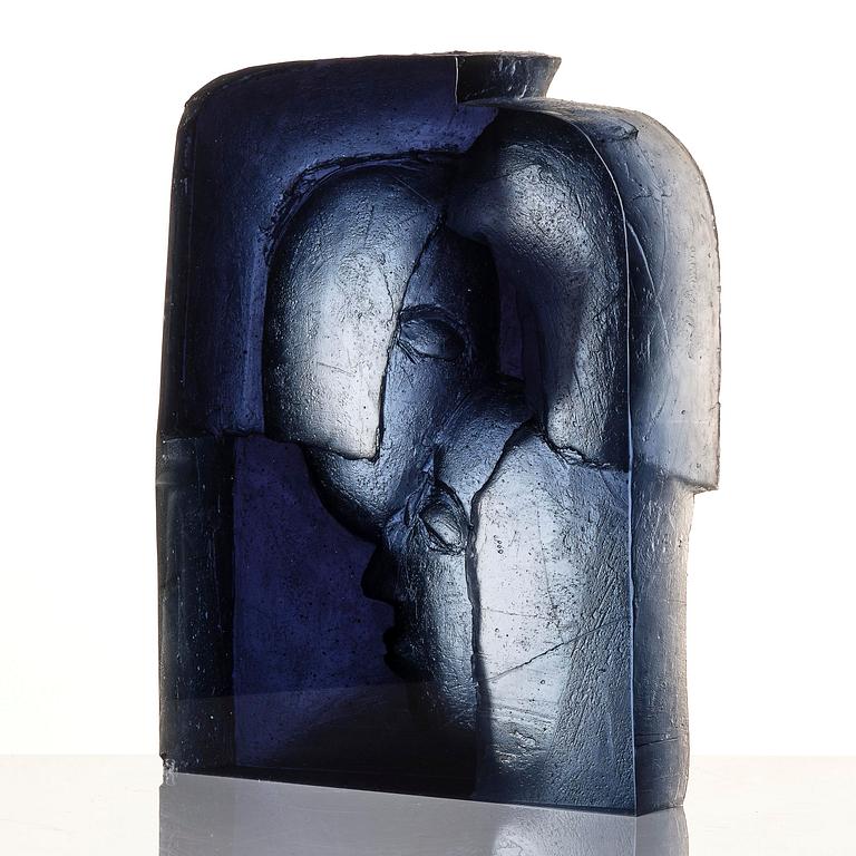 Ann Wolff, a cast glass sculpture, Transjö 1990s.