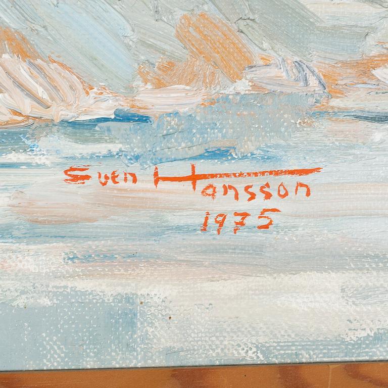 SVEN HANSSON, oil on canvas, signed and dated -75.