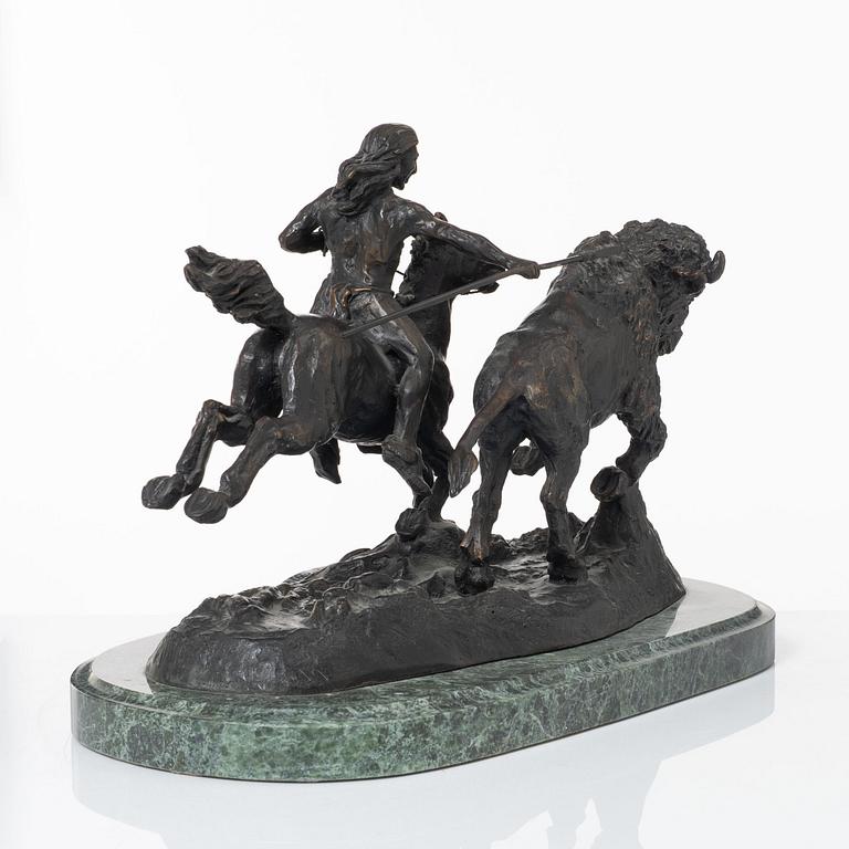 Frederic Sackrider Remington, efter. "Buffalo Hunt".