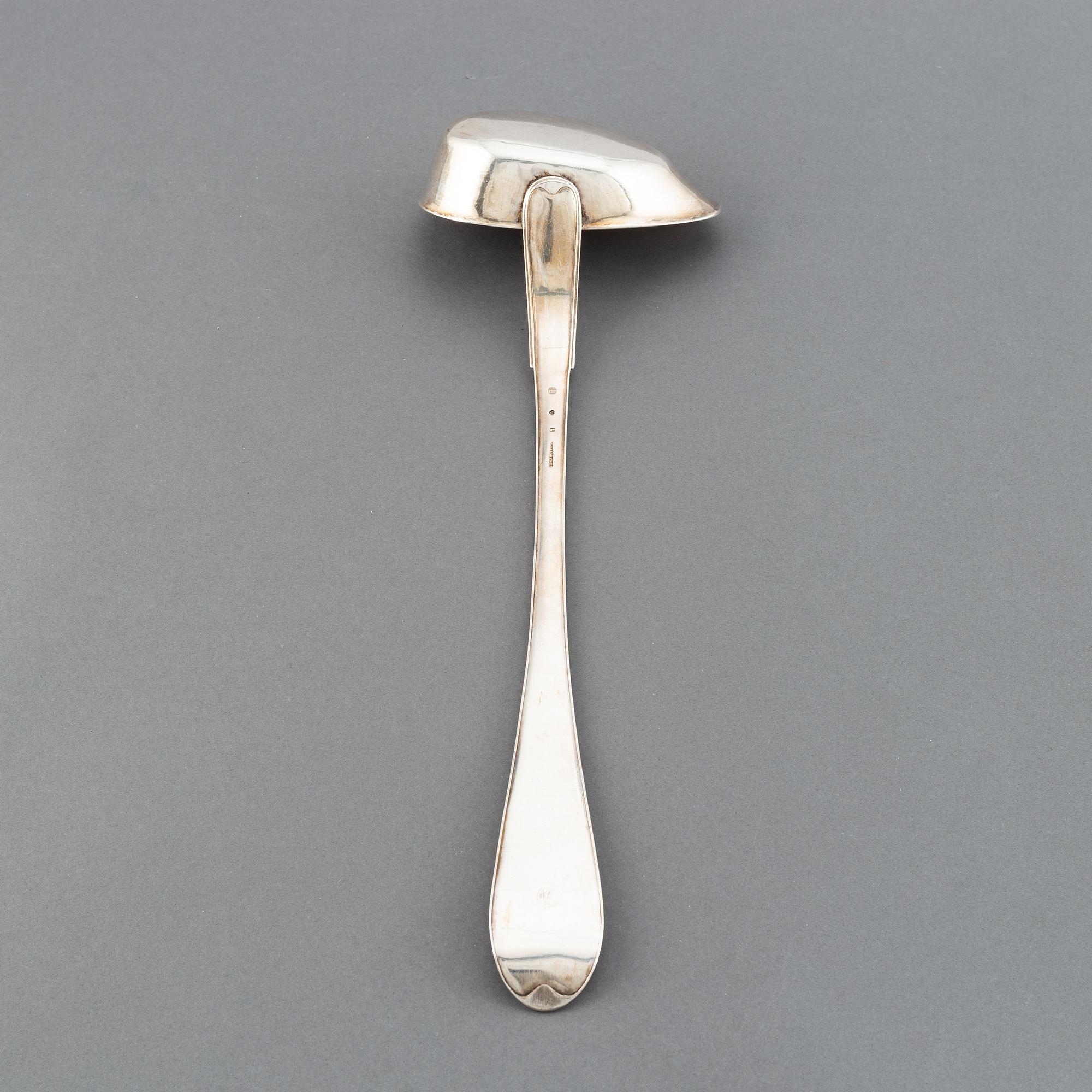 Gustaf Otto Sjöberg, soppslev, silver, Falun 1815.